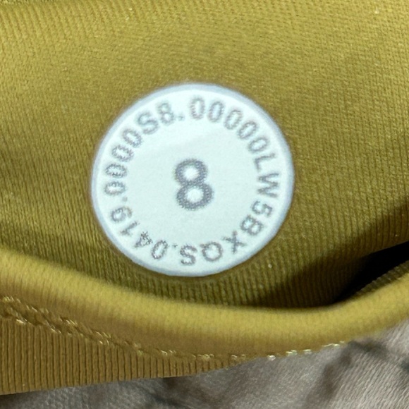 LULUEMON FAST AND  FREE HIGH RISE LEGGINGS SIZE 8 - Picture 9 of 12